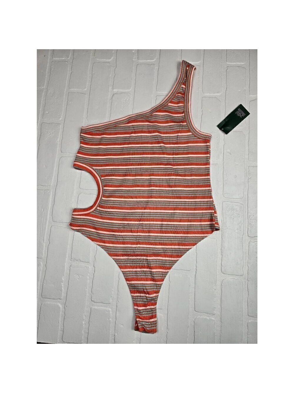 Wild Fable Striped Bodysuit XXL